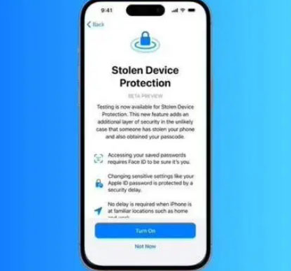 沂水苹果授权维修店分享被盗设备保护功能开启方法 